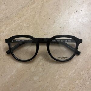 New Saint Lauren black glasses frame made in Italy unisex